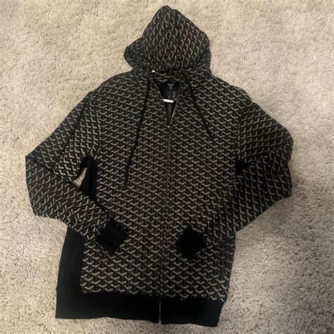 goyard zip up hoodie